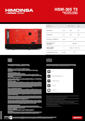 Diesel Generatoren HIMOINSA HSW-305 T5