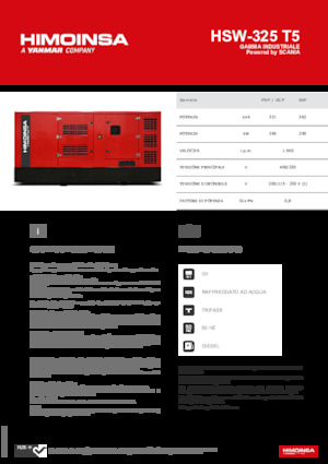 Diesel Generatoren HIMOINSA HSW-325 T5