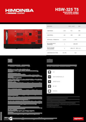 Diesel Generatoren HIMOINSA HSW-325 T5