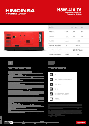 Diesel Generatoren HIMOINSA HSW-410 T6