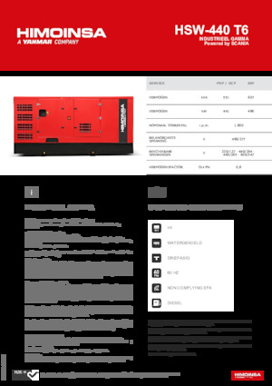 Diesel Generatoren HIMOINSA HSW-440 T6