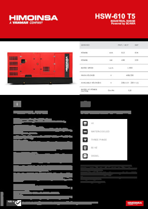 Diesel Generatoren HIMOINSA HSW-610 T5