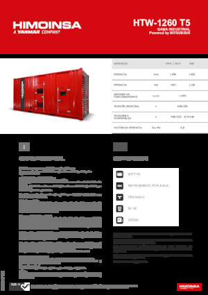 Diesel Generatoren HIMOINSA HTW-1260 T5