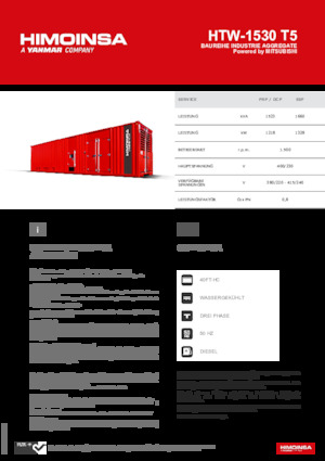 Diesel Generatoren HIMOINSA HTW-1530 T5