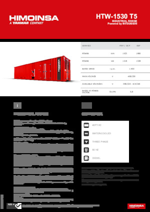 Diesel Generatoren HIMOINSA HTW-1530 T5