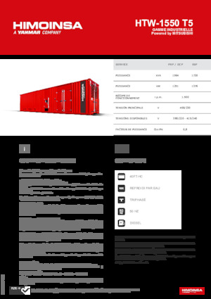 Diesel Generatoren HIMOINSA HTW-1550 T5