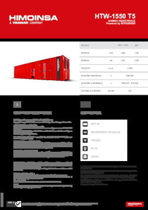 Diesel Generatoren HIMOINSA HTW-1550 T5