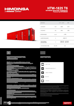 Diesel Generatoren HIMOINSA HTW-1825 T6