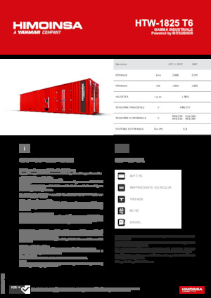 Diesel Generatoren HIMOINSA HTW-1825 T6