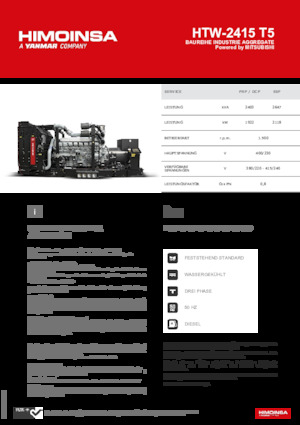 Diesel Generatoren HIMOINSA HTW-2415 T5