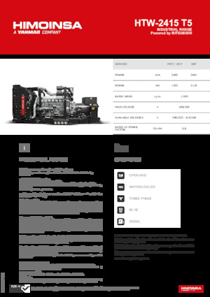 Diesel Generatoren HIMOINSA HTW-2415 T5