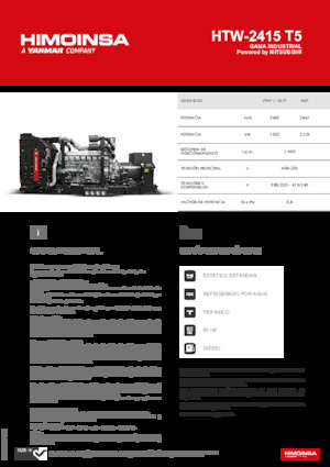 Diesel Generatoren HIMOINSA HTW-2415 T5