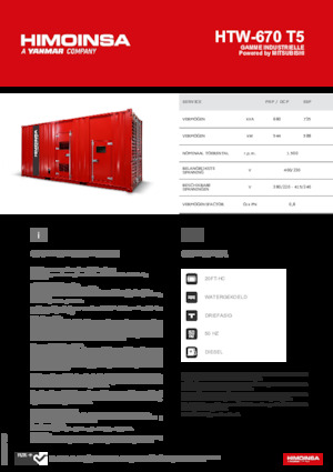 Diesel Generatoren HIMOINSA HTW-670 T5