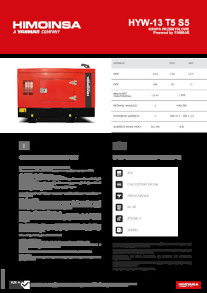 Diesel Generatoren HIMOINSA HYW-13 T5 S5
