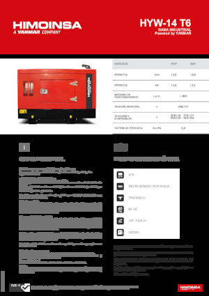 Diesel Generatoren HIMOINSA HYW-14 T6