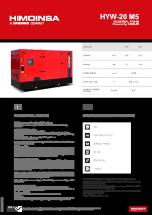 Diesel Generatoren HIMOINSA HYW-20 M5