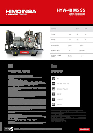 Diesel Generatoren HIMOINSA HYW-40 M5 S5