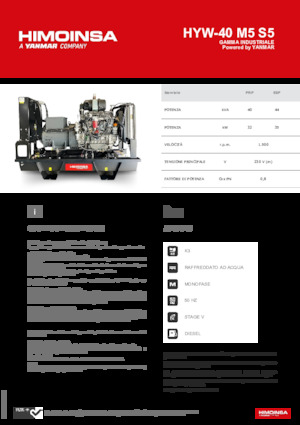 Diesel Generatoren HIMOINSA HYW-40 M5 S5