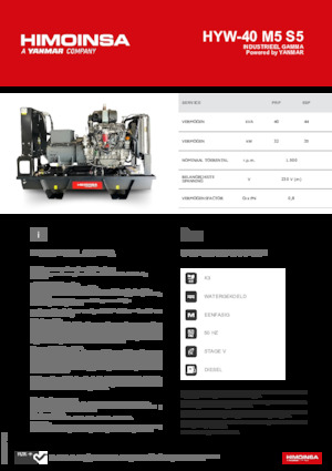 Diesel Generatoren HIMOINSA HYW-40 M5 S5