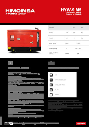 Diesel Generatoren HIMOINSA HYW-9 M5