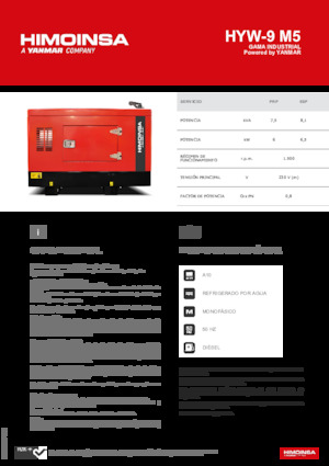 Diesel Generatoren HIMOINSA HYW-9 M5