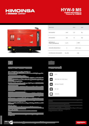 Diesel Generatoren HIMOINSA HYW-9 M5