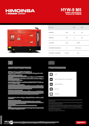 Diesel Generatoren HIMOINSA HYW-9 M5
