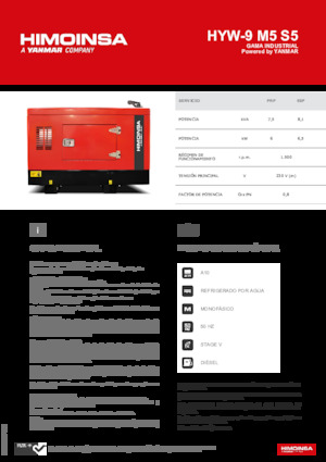 Diesel Generatoren HIMOINSA HYW-9 M5 S5