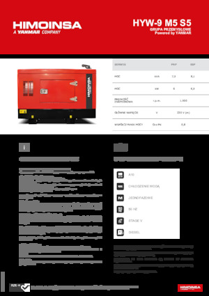 Diesel Generatoren HIMOINSA HYW-9 M5 S5