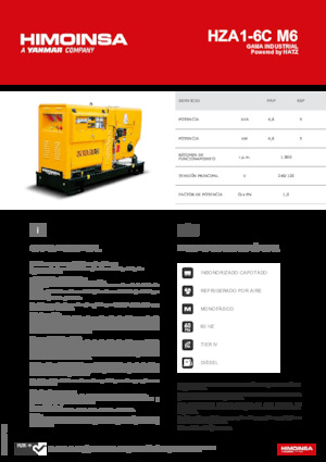 Diesel Generatoren HIMOINSA HZA1-6C M6