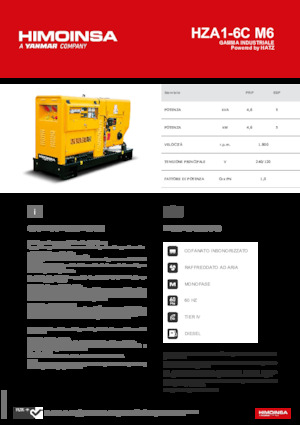 Diesel Generatoren HIMOINSA HZA1-6C M6