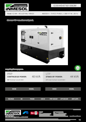 Diesel Generatoren INMESOL IC-044