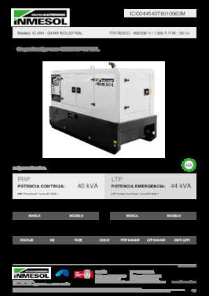 Diesel Generatoren INMESOL IC-044