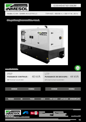 Diesel Generatoren INMESOL IC-044