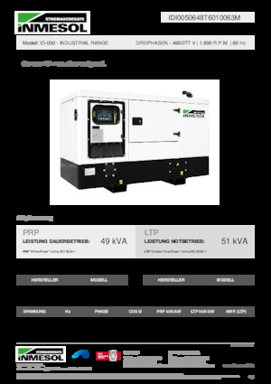 Diesel Generatoren INMESOL ID-050