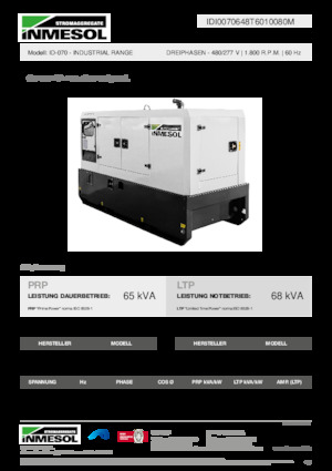 Diesel Generatoren INMESOL ID-070