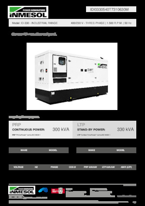 Diesel Generatoren INMESOL ID-330