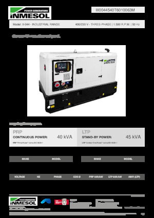 Diesel Generatoren INMESOL II-044