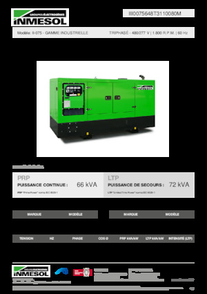 Diesel Generatoren INMESOL II-075