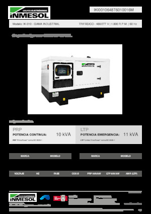 Diesel Generatoren INMESOL IK-010