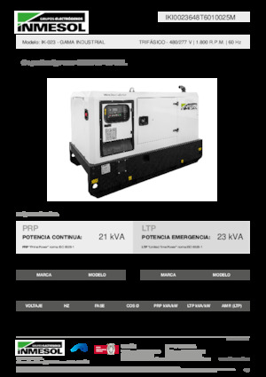 Diesel Generatoren INMESOL IK-023