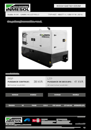 Diesel Generatoren INMESOL IK-041