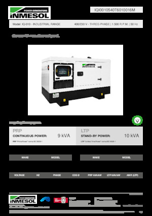 Diesel Generatoren INMESOL IQ-010