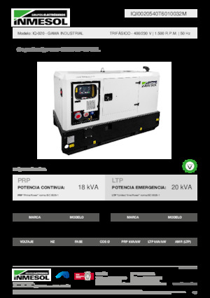 Diesel Generatoren INMESOL IQ-020