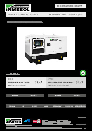 Diesel Generatoren INMESOL IQ-8