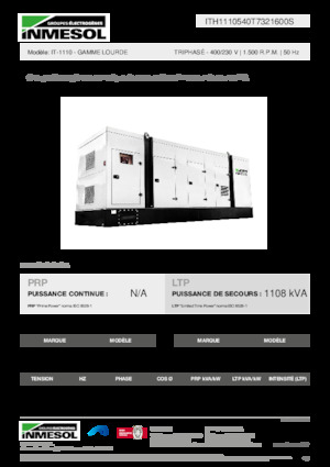 Diesel Generatoren INMESOL IT-1110