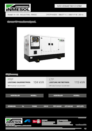 Diesel Generatoren INMESOL IV-120