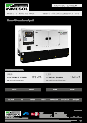 Diesel Generatoren INMESOL IV-145