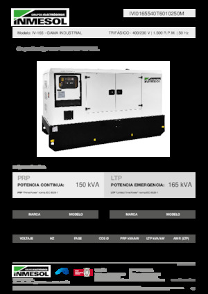 Diesel Generatoren INMESOL IV-165