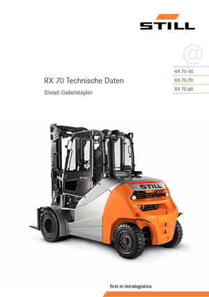 Dieselheftrucks Still RX 70-80